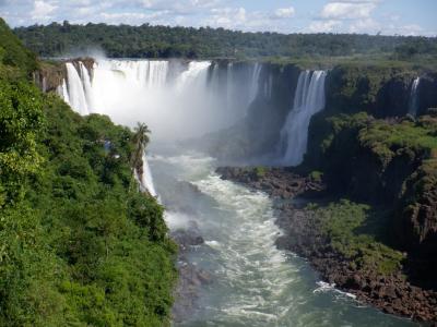 イグアスの滝ブラジル側・地球の裏側のルールは不思議・アスール イグアス～サンパウロ搭乗記