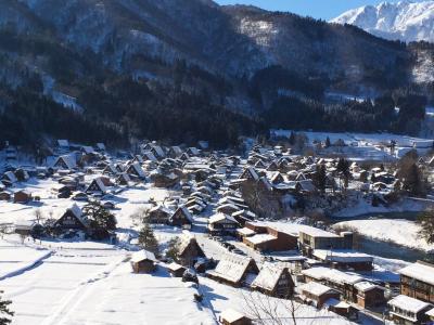 2014冬 飛騨高山と雪の白川郷ライトアップ