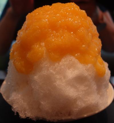 池袋でどらやき買って，目白でかき氷を食べて。東京はこれだからやめられない。