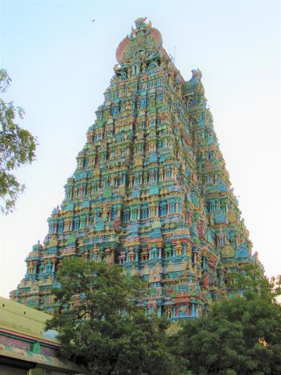 南＆西インドの旅③　これが見たかったマドゥライの「ミーナークシー・アンマン寺院」