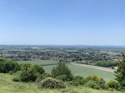 ロックダウンのイギリスの散歩7。ブレッドロウリッジからの風景とチノー村。