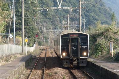 鹿児島2020年2月vol.11　鹿児島　城山公園　鉄道に乗車して鹿児島空港へ