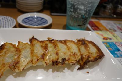 20200702-2 大阪 生姜旨汁薄皮餃子 おり乃鶴。餃子とかジンソーダとか。