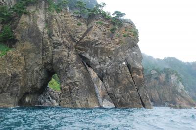 三陸海岸北部の海食崖の絶景2019～のだ塩、北山崎、サッパ船、田野畑村ジオサイト～（岩手）