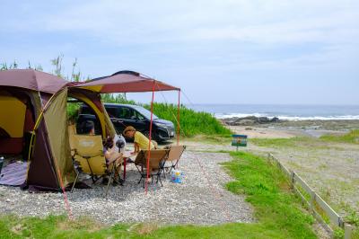 子連れキャンプ第3弾！～南房総で磯遊び＆ビーチサイト泊～