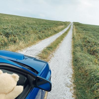 車載カメラ【絶景ドライブ 100選】宗谷丘陵 シェルロード 北海道 白い道 2019年版