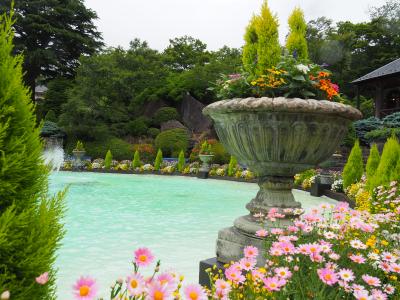 箱根強羅公園　小雨降る中行って来ました!有名なツツジ鑑賞の後の風景　その①