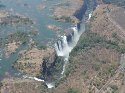 初めてのアフリカ大陸、南部3か国　11日間　５/5　　ジンバブエ共和国　ビクトリアの滝