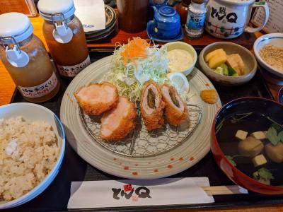 とんかつのとんQでランチ～星乃珈琲でスイーツ～やまの湯で入浴