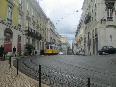 2017 Primeiro Portugal #7 Primeiro passeio de bonde トラムでアルファマ地区へ