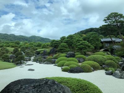 島根の最後は、足立美術館、松江市内は、お城と小泉八雲旧居へ。
