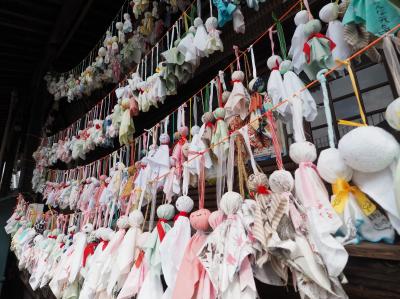 コロナ退散祈るてるてる坊主の生蓮寺、野菜料理の五條源兵衛