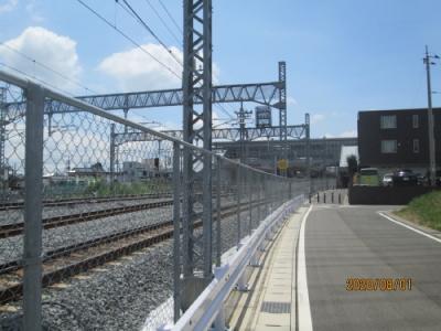 柏市の旧沼南町・東武線高柳駅・複線化