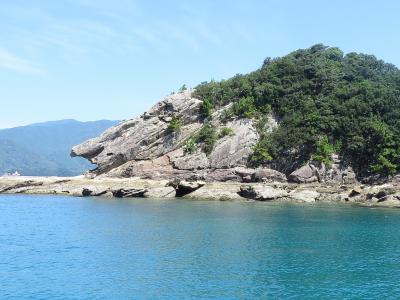 竜串・見残し海岸の奇岩探索