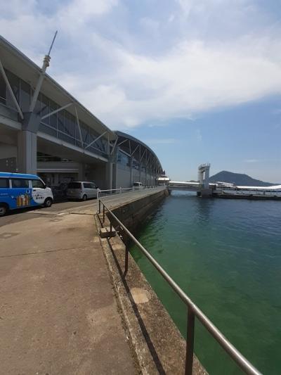 愛媛（伊予一国）ドライブ巡礼（４８）松山観光港での昼食。