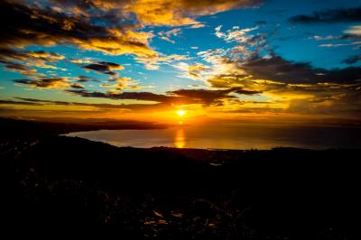 別府湾の日の出　2020夏