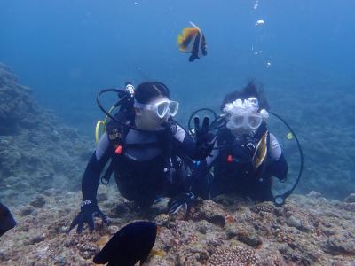 次女と青の洞窟体験ダイビング☆2泊3日沖縄2日目