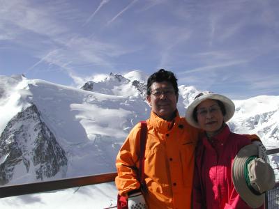 2004年フランス④。凄い！エスカレーターとケーブルで登れますエギュイ・ミデイ。