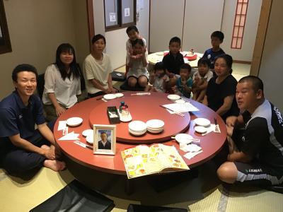中華料理「光華園」で家族全員で親父の命日を忍んで食事会を