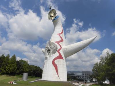 2020夏 関西８：大阪　万博記念公園、太陽の塔の内部へ「生命の樹」
