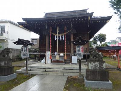 雨の練馬散策