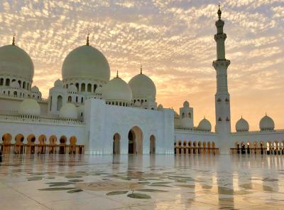 家族旅行@シェイクザイードグランドモスク 2018GW