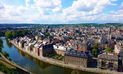 涼しきオランダ・ベルギーの夏（５）　シタデルの下に広がる旧市街　“ムーズ川の真珠”ナミュール