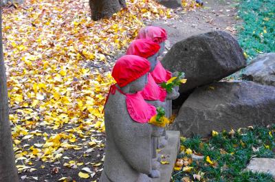 自由が丘の隣で紅葉狩り　九品仏へ行く