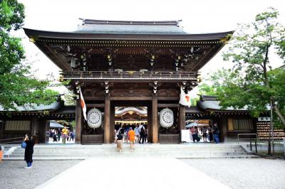 with corona で・・・寒川神社詣で