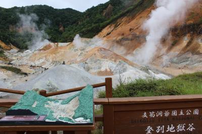 広大な景色を眺めに北海道へ*１【ウトナイ湖・食事処 寿・支笏湖・登別(大湯沼，地獄谷)・有珠山SA】