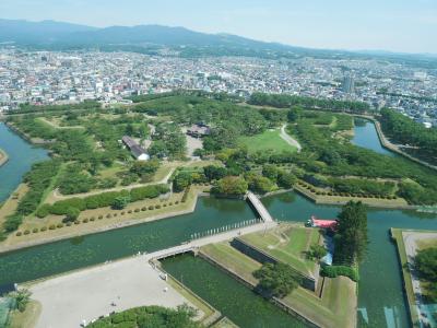 2020夏の函館旅行　その3　朝市で活イカ刺し＆五稜郭で土方歳三をに想いを馳せつつグルメも満喫