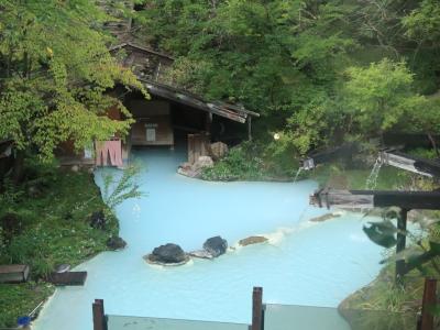 九州（大分）から北海道までマイカーの旅　８－４　 白骨温泉泡の湯　編