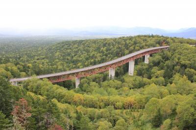 新潟から３度目の新日本海フェリー利用の北海道旅行　１２日間　その７　糠平・層雲峡　橋巡りの旅