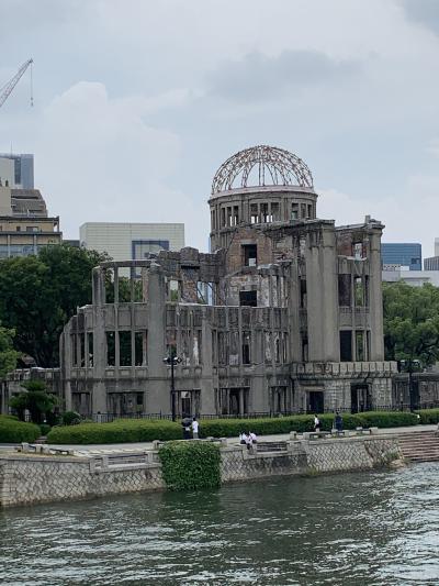 夫婦の夏休み！広島・兵庫・奈良に行ってきましたぁ～！１日目は原爆ドーム・厳島神社…そしてライトアップされた姫路城