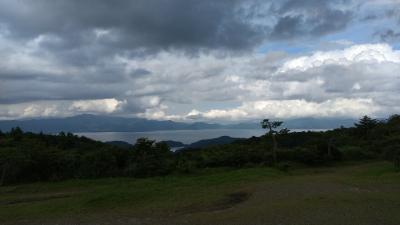 福島県の猪苗代湖が見渡せる無料キャンプ場