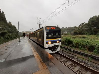 台風接近！しかし鉄道に乗りたいから千葉まで強行旅行。