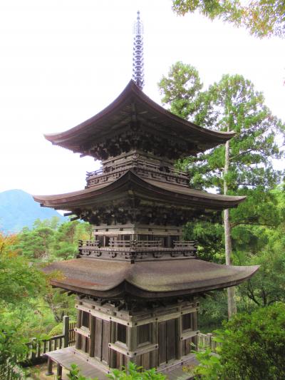 信州の旅②　国宝｢大法寺三重塔｣と五島慶太生誕の地 : 松茸香る日本一住みたい村 信州「青木村」を歩く