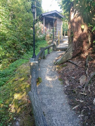 銀山温泉　能登屋旅館　春～秋限定　貸切展望露天風呂