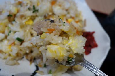 20201023-1 下関 出発前に駅の食堂で焼き飯。味庵。