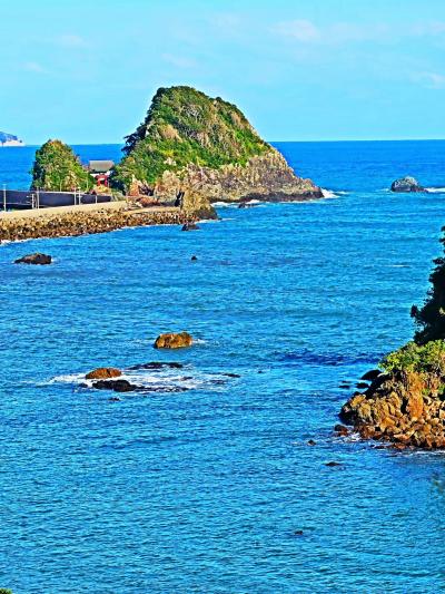 鴨川-2　鴨川松島-弁天島-前原海岸　風光明媚なあたり　☆自転車を借りサイクリング