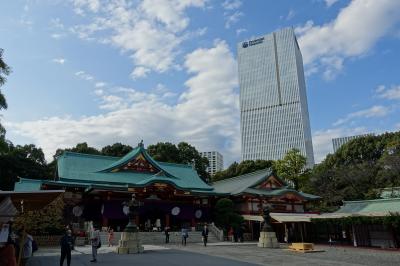 大使館エリア～日枝神社～三商巧福