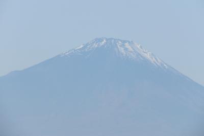 幸ヶ丘自治会館前から見る富士山－2020年