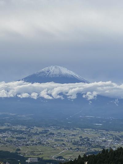 金太郎峠より富士山を臨む