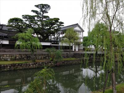 ２０１９年１０月　岡山のクラス会３日目　その１　倉敷美観地区の散歩　掘割・本通り・阿智神社