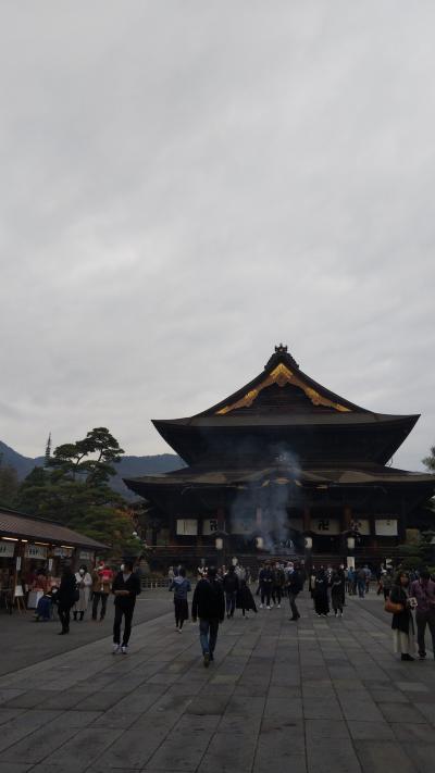 牛に引かれて善光寺経由で野沢まで、親子旅