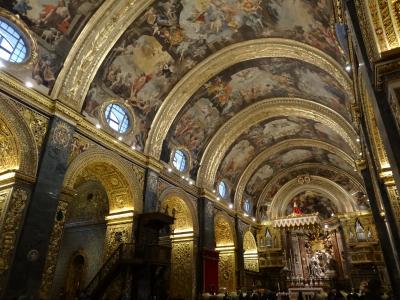 5歳娘を連れて年末年始マルタ+シチリア10日間3-豪華絢爛な聖ヨハネ大聖堂