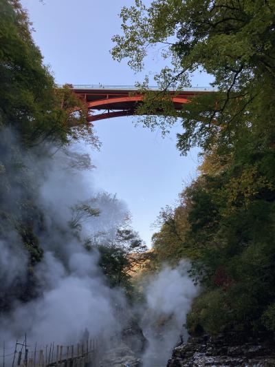 紅葉の小安峡