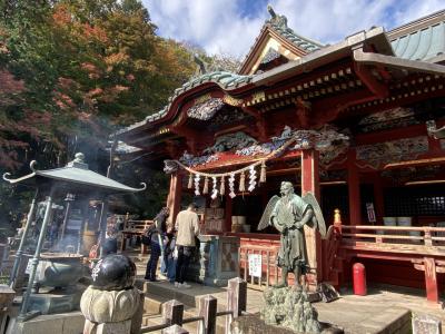 念願の高尾山へ紅葉を見に