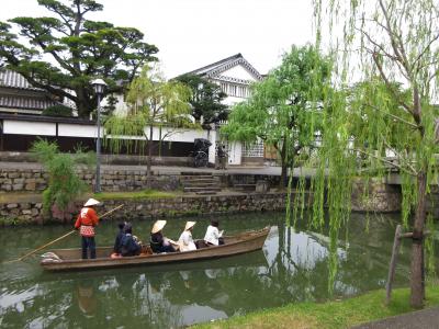 ２０１９年１０月　岡山・倉敷　クラス会３日目　その２　倉敷アイビースクエアと掘割周辺散歩　ランチ