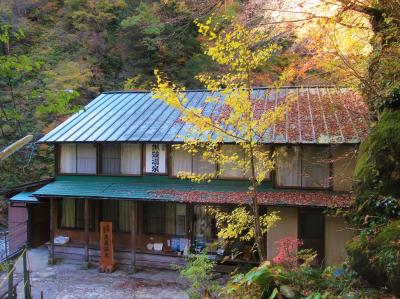黒部③　トロッコ列車でしか行けない黒部峡谷 秘湯の一軒宿 紅葉の「黒薙温泉」に泊まる